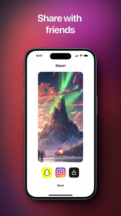 Wally: Create Custom Wallpaper应用截图