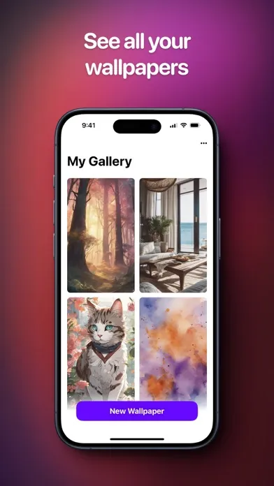 Wally: Create Custom Wallpaper应用截图
