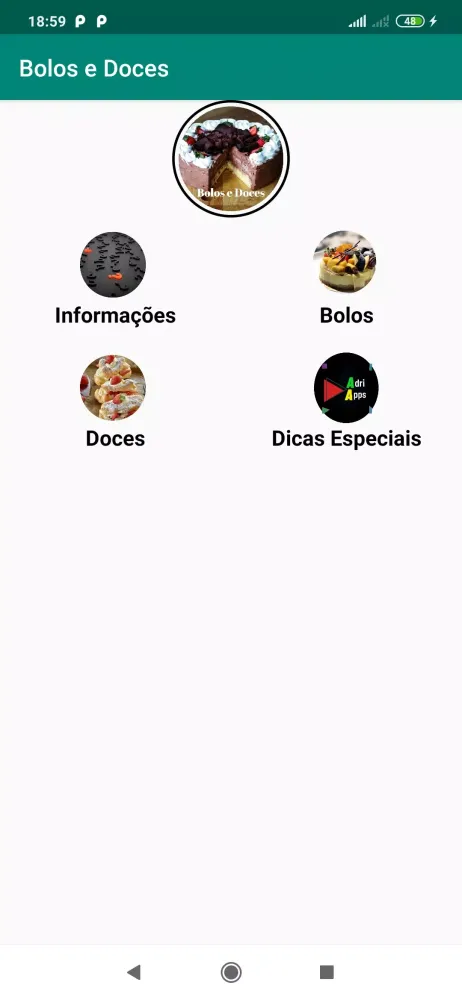 Receitas de Bolos e Doces Screenshots