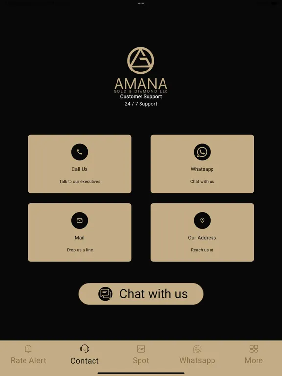 Amana Gold Bullion iPad 應用截圖