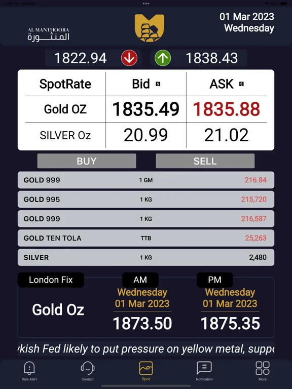 تصاویر Manthoora Bullion iPad 