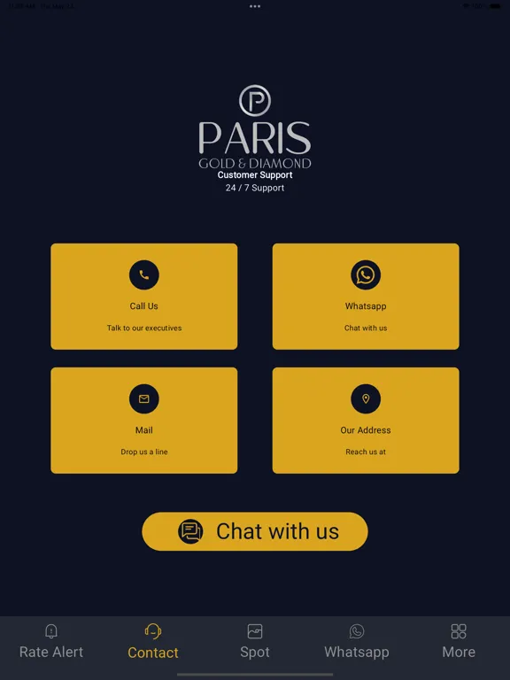 Paris Bullion iPad  سکرین شاٹس