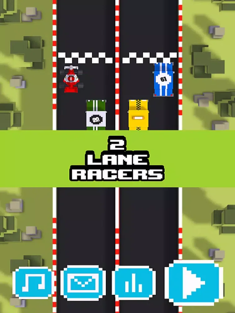 صور 2 Lane Racers iPad 