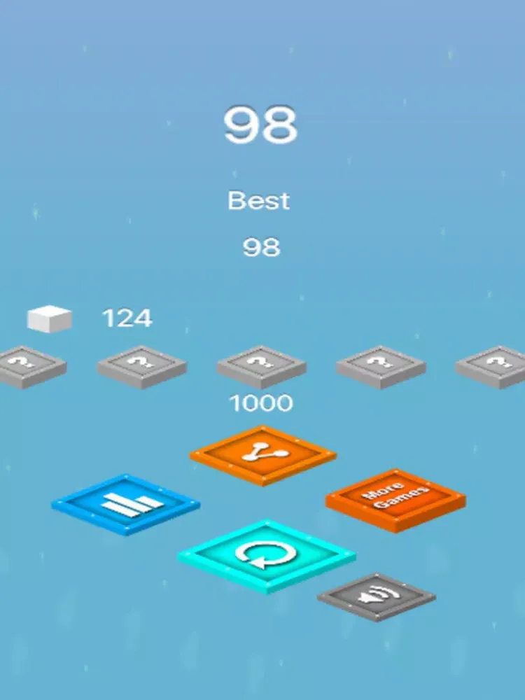 Tangkapan layar Down Ball Jump iPad 