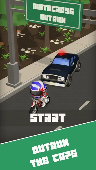 Tangkapan layar Motocross Mini Outrun