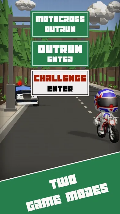 Tangkapan layar Motocross Mini Outrun