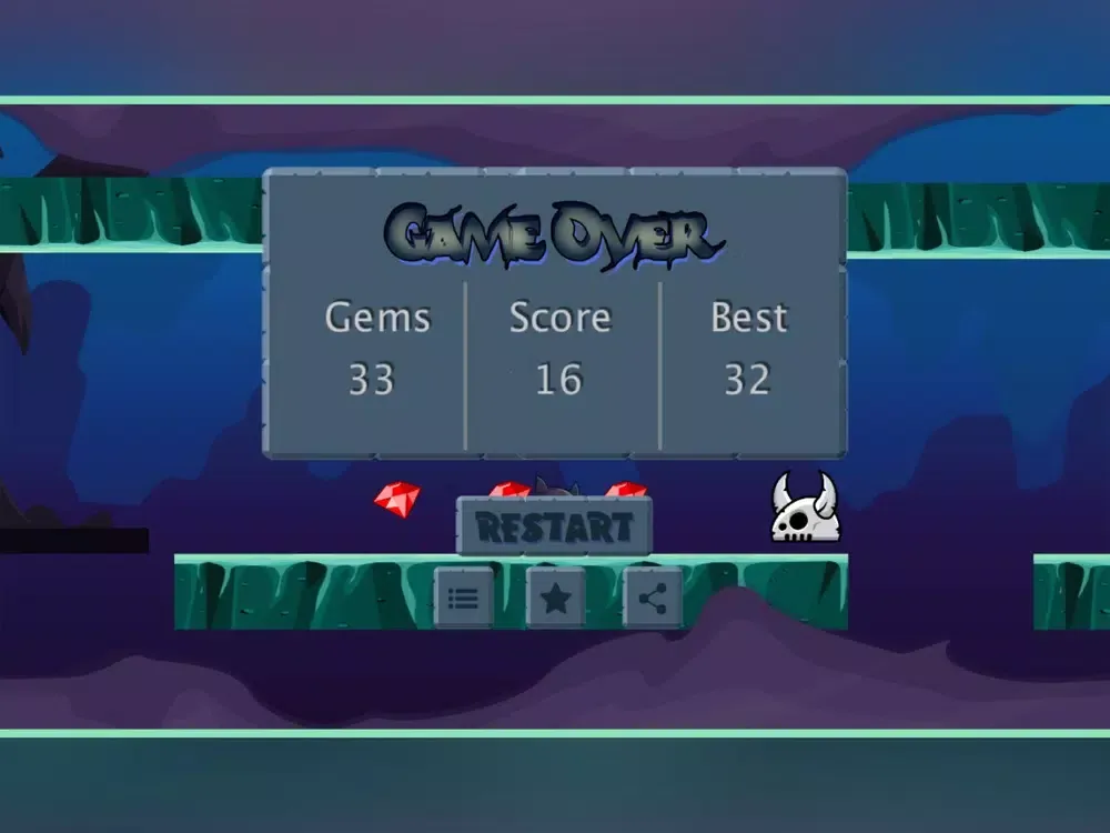 Gravity Cave Runner iPad  سکرین شاٹس