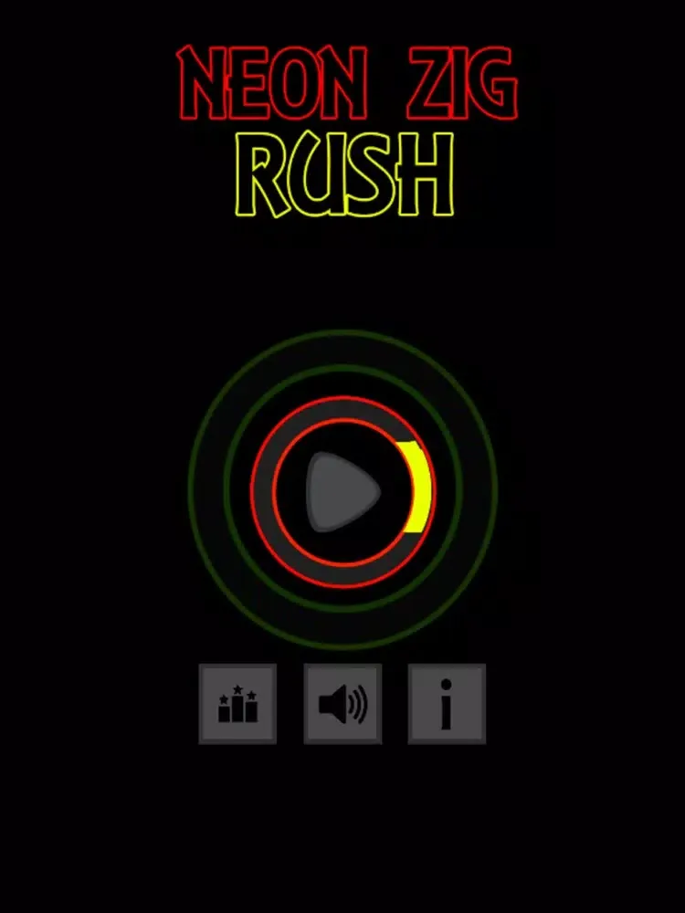 Neon Zig Rush iPad  स्क्रीनशॉट