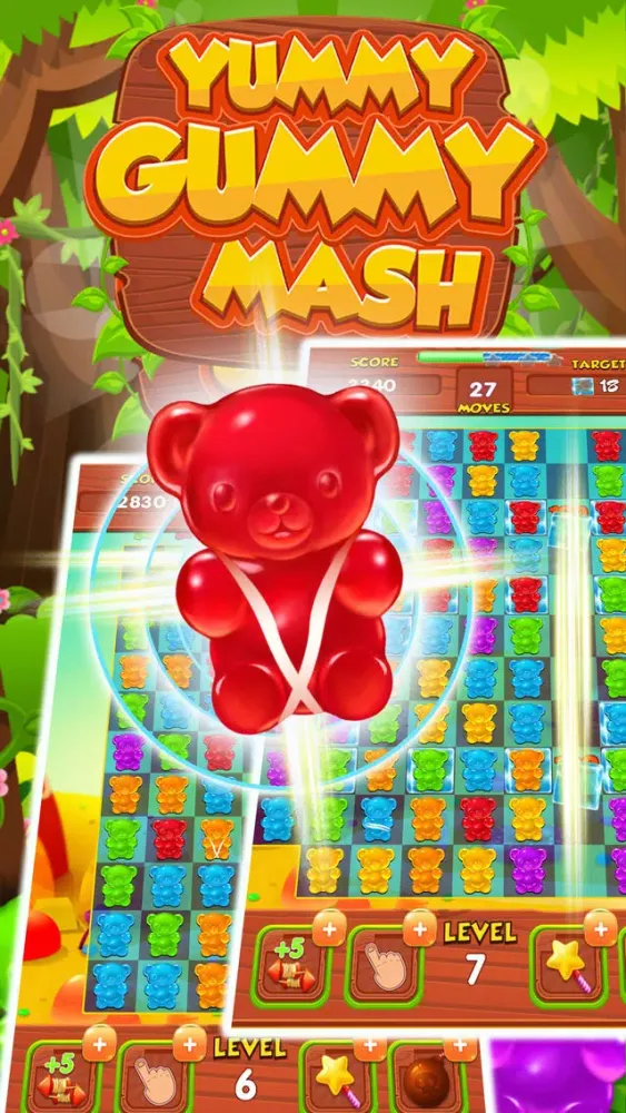 Capturas de pantalla de Yummy Gummy Mash
