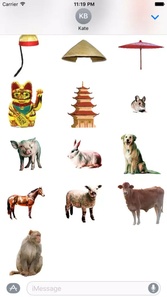 AddASticker Chinese Series سکرین شاٹس