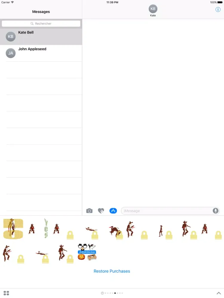 AddASticker Cowboy by Thieboly iPad  Screenshots