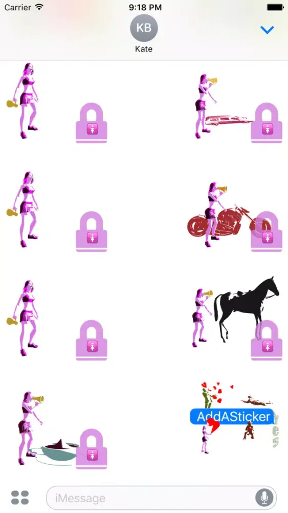 Скриншоты AddASticker Invitation by Thieboly
