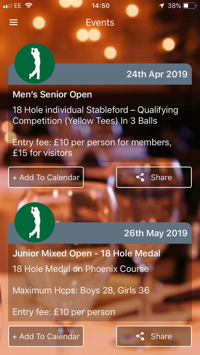 Ảnh chụp màn hình của Gaudet Luce Golf Visitors App