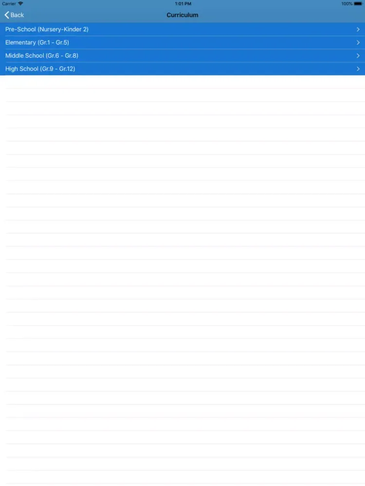 Capturas de pantalla de AMA iCampus iPad 