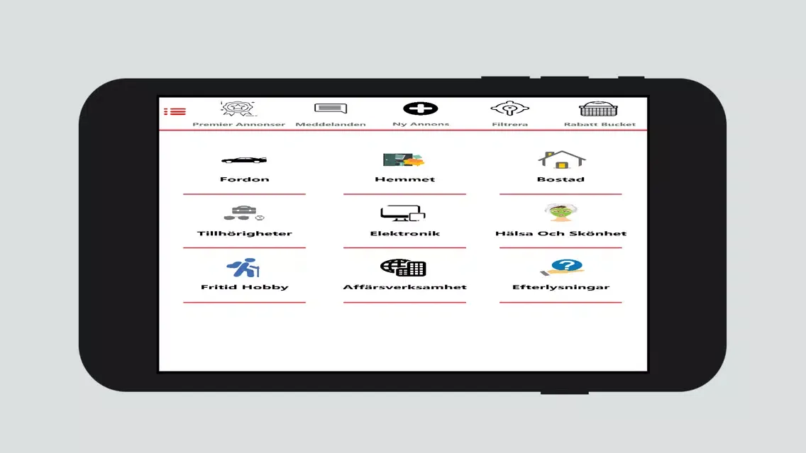 Tangkapan layar Ads Market