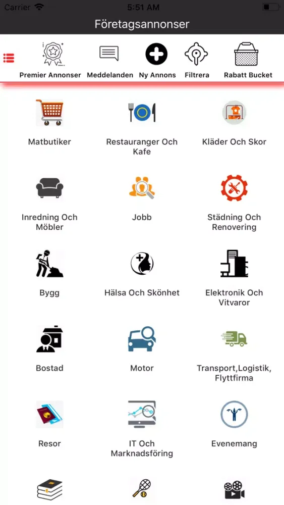 Tangkapan layar Ads Market