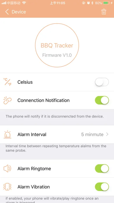 Capturas de pantalla de BBQ Tracker