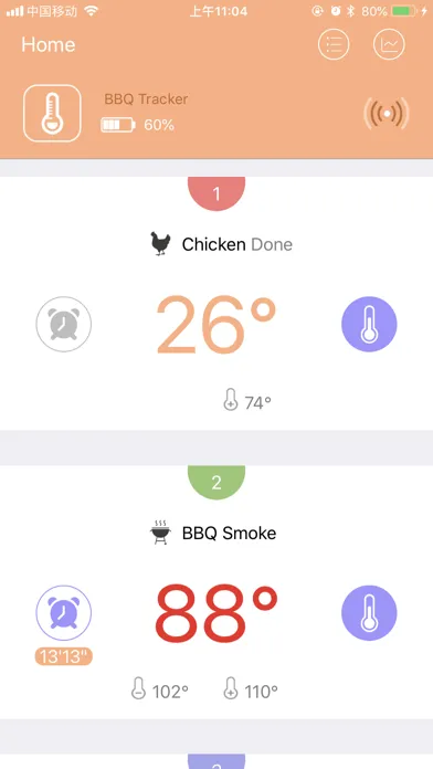Capturas de pantalla de BBQ Tracker