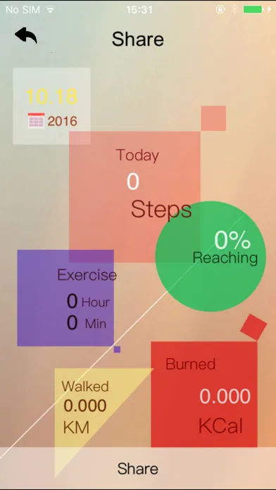 Zrzuty ekranu SmartFit - Wristband