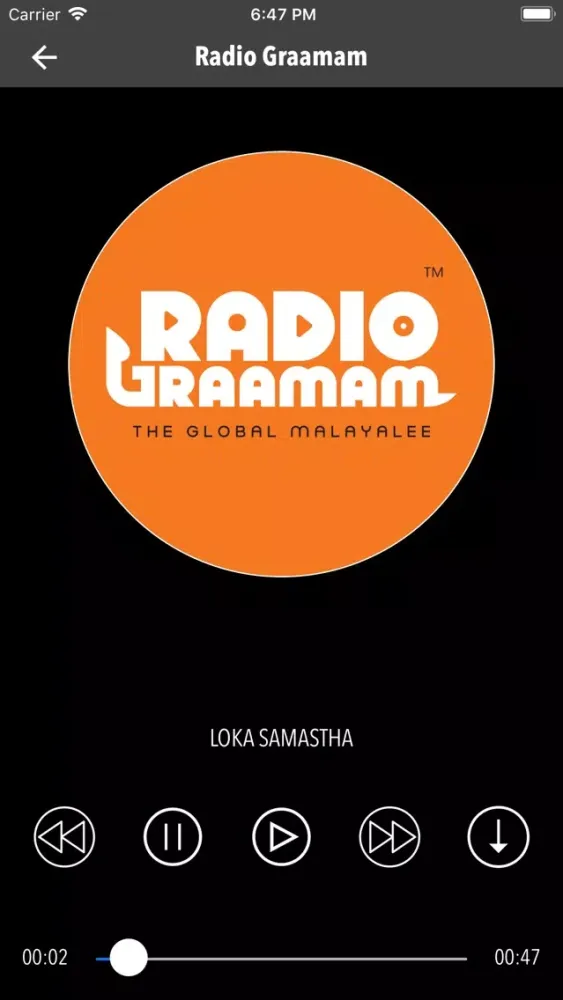 Radio Graamam Ekran Görüntüleri