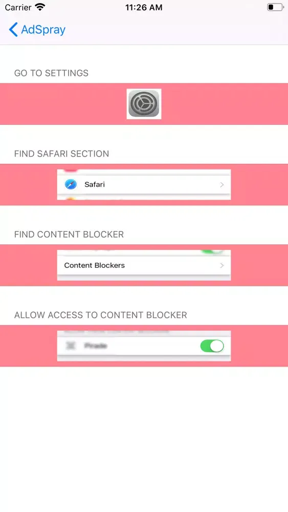 Tangkapan layar AdSpray Browser Widget
