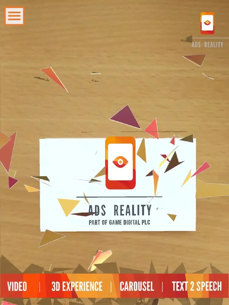 Tangkapan layar Ads Reality iPad 