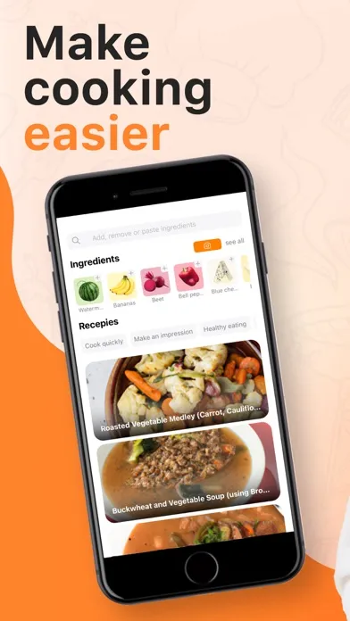 Capturas de tela do All Recipes Dish Generator