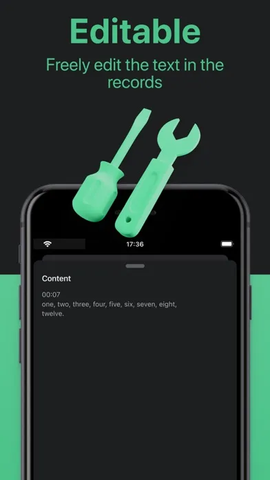 Voice & Audio Transcription Screenshots