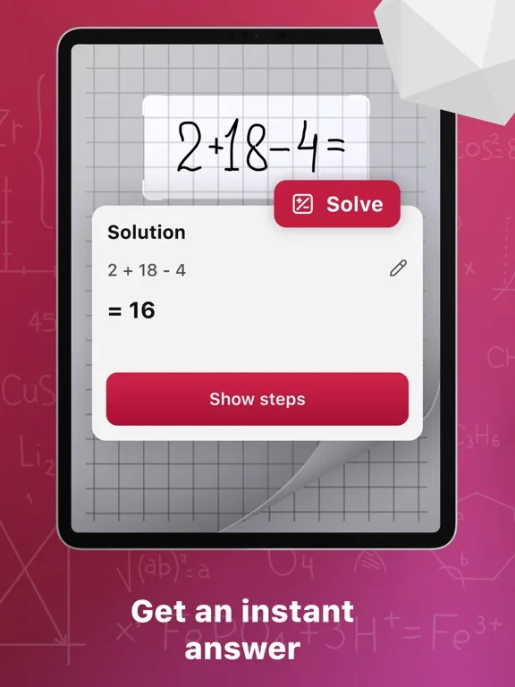 Photosolve - Math Photo App iPad  Ekran Görüntüleri