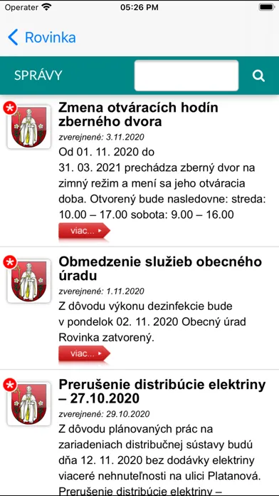 Capturas de tela do Rovinka