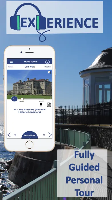 Newport Cliff Walk Audio Guide Screenshots