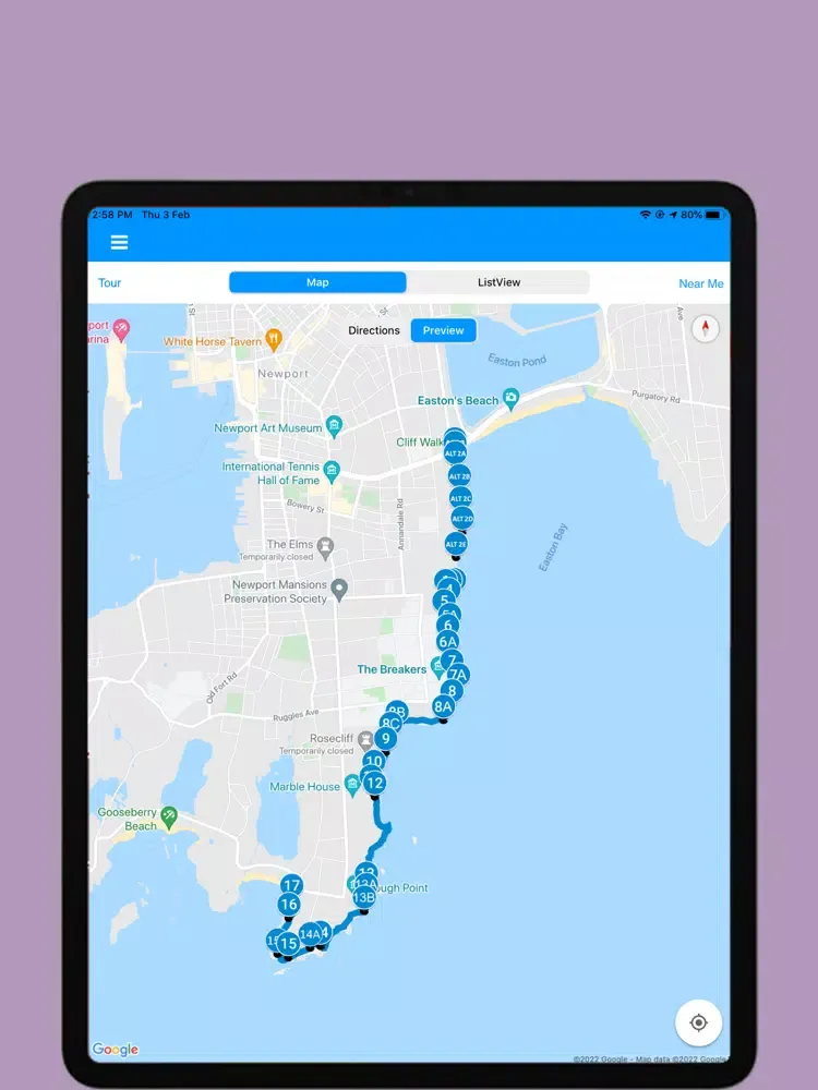 Cliff Walk Scavenger Hunt iPad  سکرین شاٹس