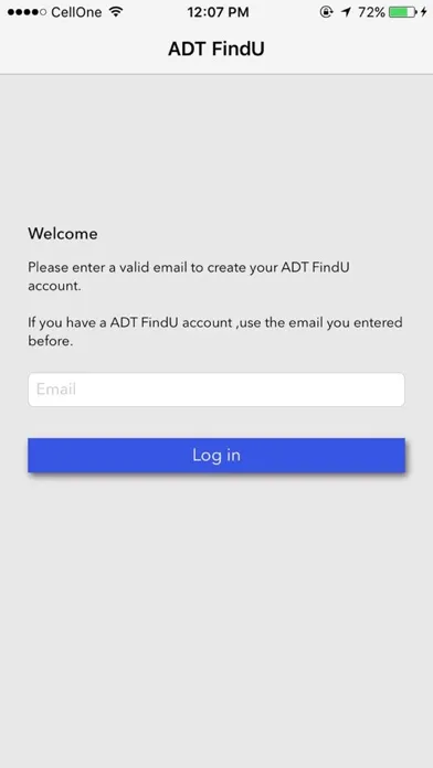 Zrzuty ekranu ADT FindU