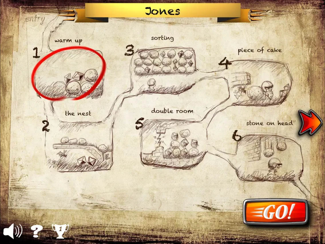Zrzuty ekranu Crystal Mine - Jones in action iPad 