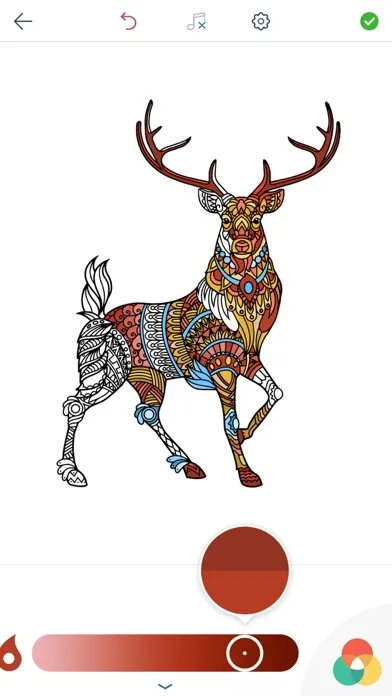 Screenshot di Adult Animal Coloring Pages