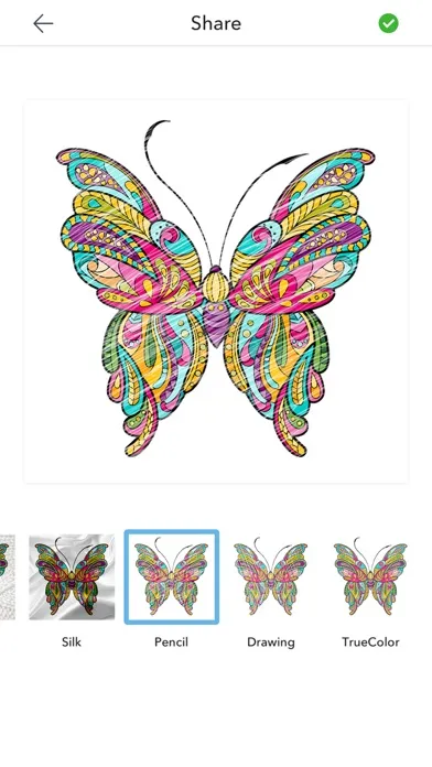 Adult Butterfly Coloring Book スクリーンショット