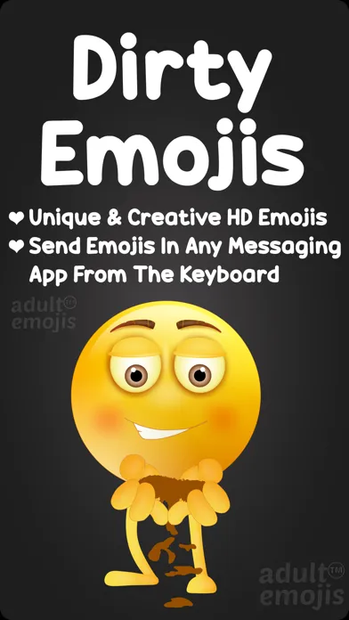 Dirty Emoji Sticker Keyboard应用截图