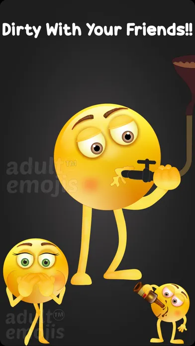 Dirty Emoji Sticker Keyboard应用截图