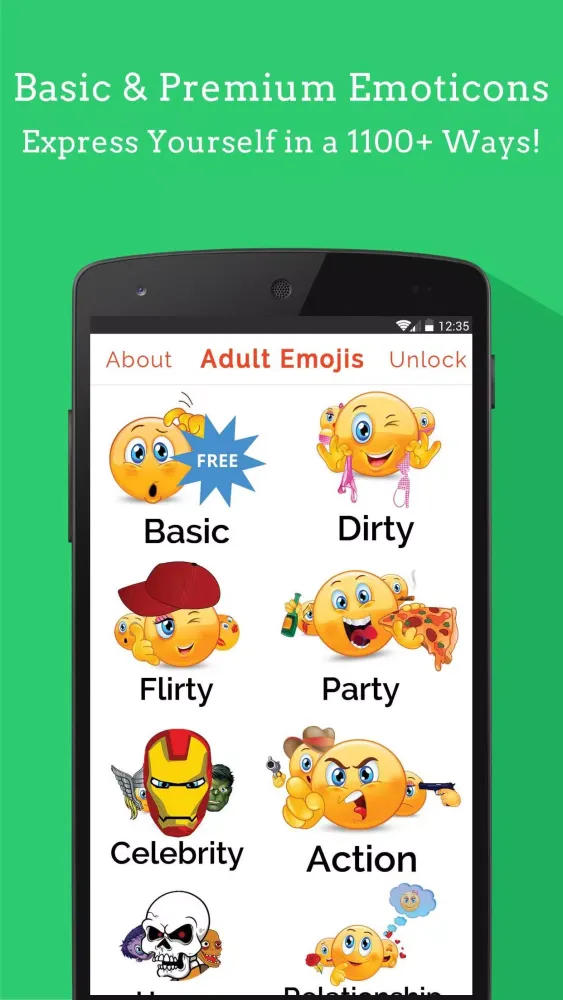Adult Emojis & Dirty Emoticons Screenshots