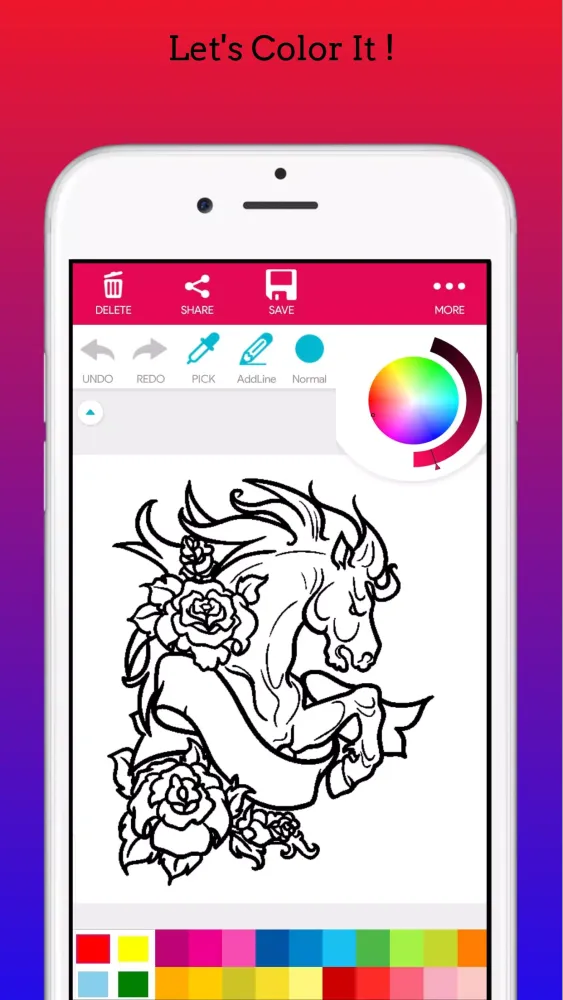 Captures d'écran de Adults Tattoo Coloring Book