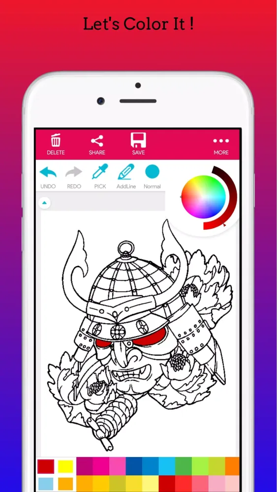 Captures d'écran de Adults Tattoo Coloring Book