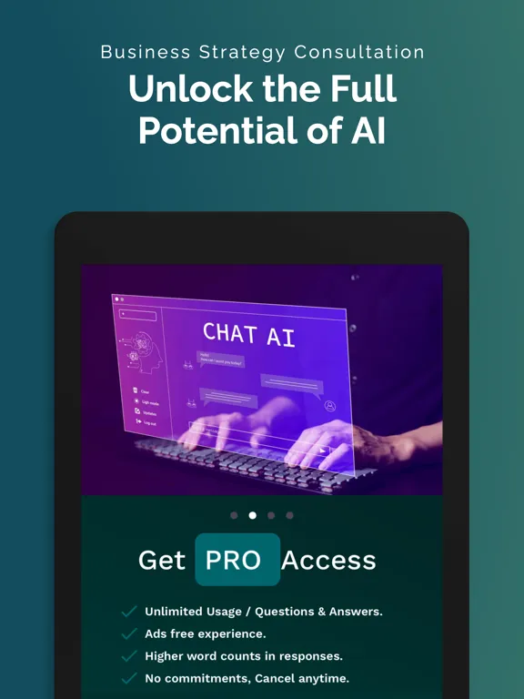 Capturas de pantalla de ChatPro - AI Assistant iPad 