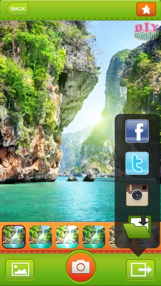 Capturas de tela do D.I.Y สติ๊กเกอร์