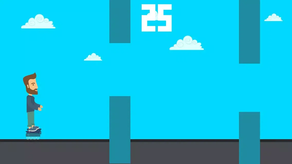 Zrzuty ekranu Flying Your Hoverboard