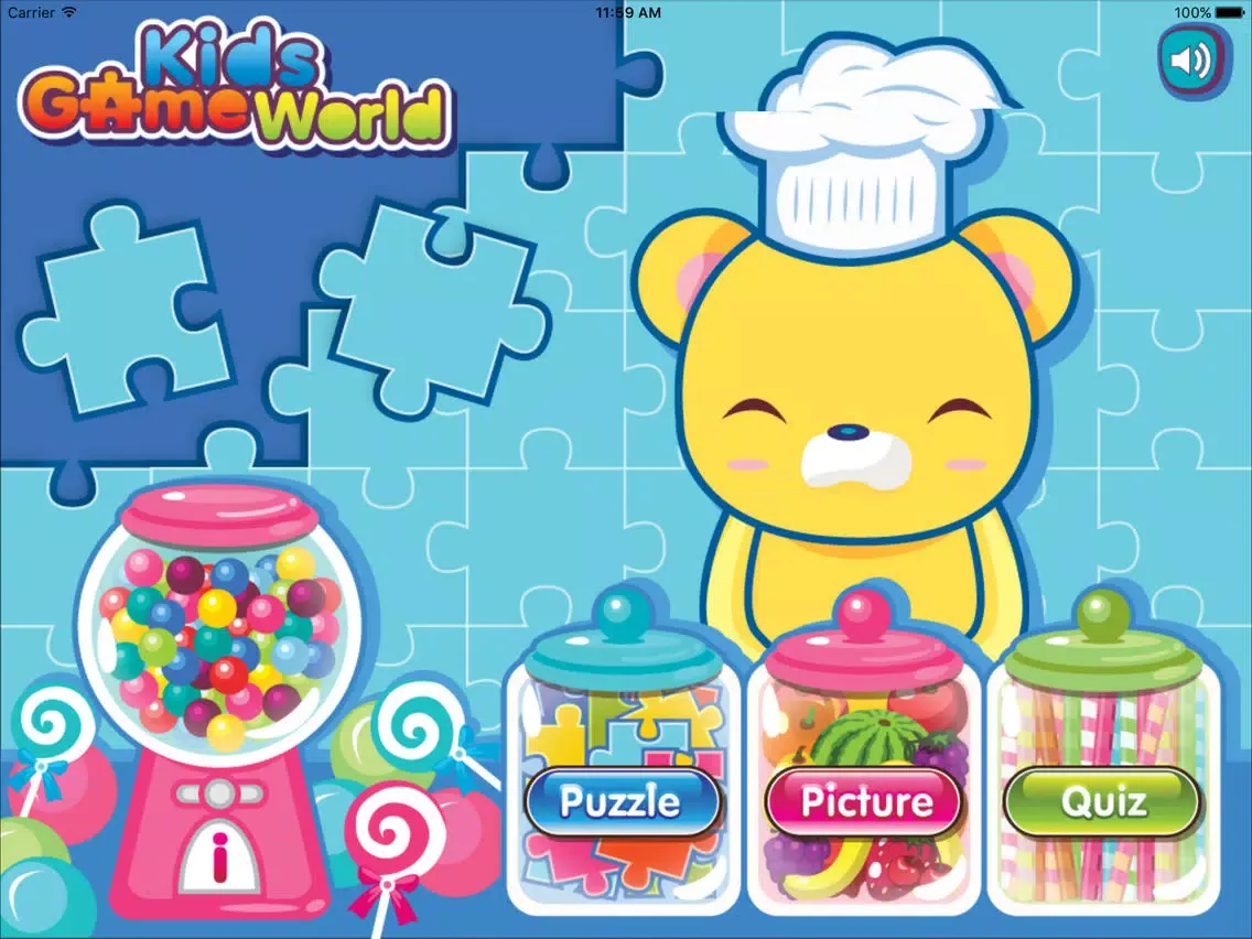 Capturas de tela do Kids Game World iPad 
