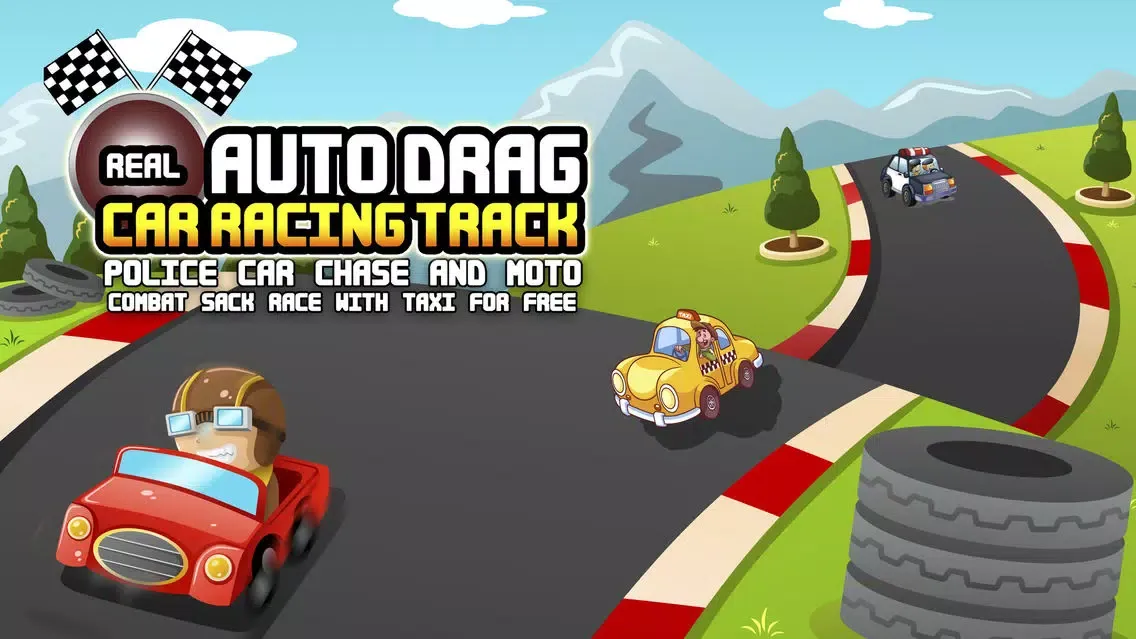 Screenshot di Real Auto Drag Car Racing Track!