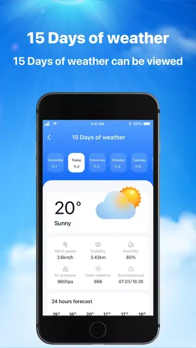 Tik weather应用截图