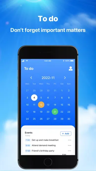 Tik weather应用截图