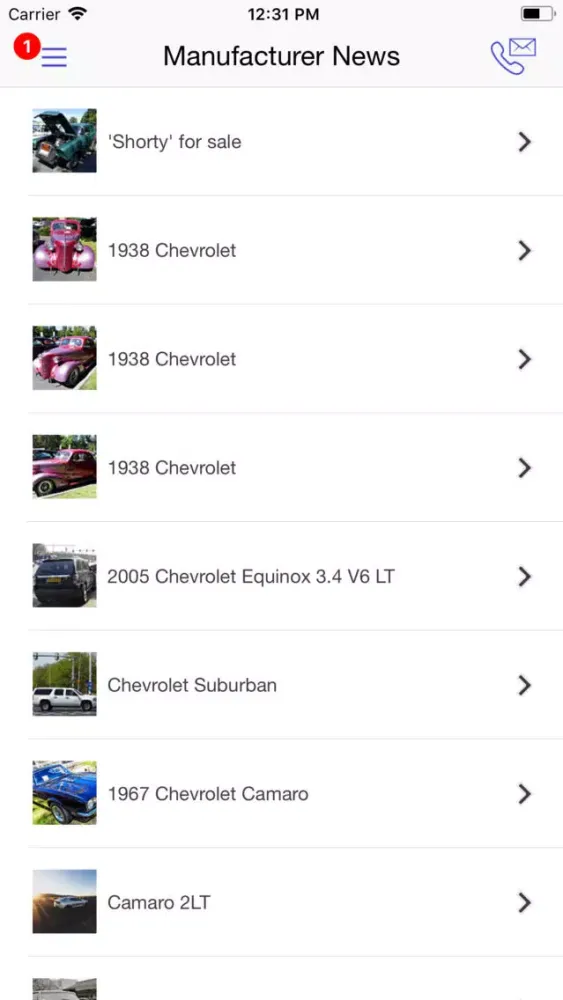 Advance Chevrolet DealerApp 스크린샷