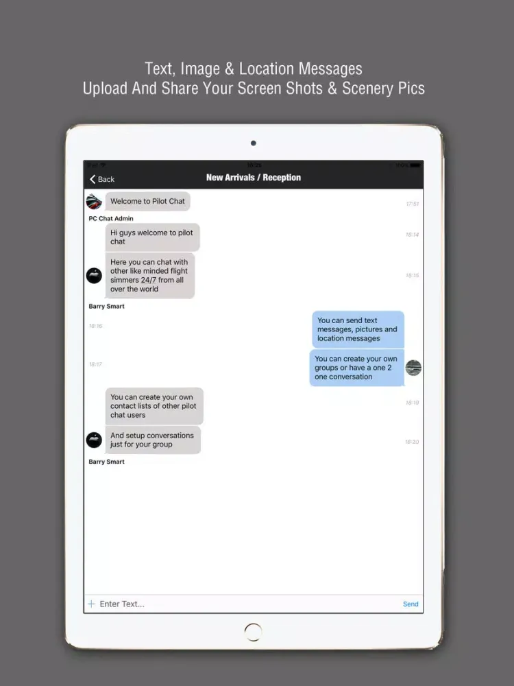FSX Pilot Chat iPad  Screenshots